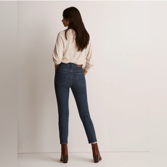 Madewell The Perfect Vintage Jeans – Medium Wash Raw Hem | Size 30 - Picture 2 of 13